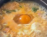 チキンラーメンアレンジ チーズスンドゥブ作り方6写真
