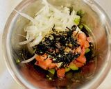 おつまみサーモンのアヒポキ風豆腐サラダ♡作り方7写真