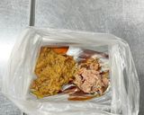 ポリ袋でつくるなめ茸とツナの和風パスタ作り方2写真
