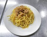 ポリ袋でつくるなめ茸とツナの和風パスタ作り方7写真