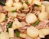 大根と豚肉の炒め煮作り方6写真