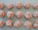 鶏団子ときのこの甘酢あん作り方3写真
