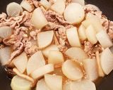 大根と豚肉の炒め煮作り方5写真