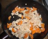 鶏ひき肉のにら玉豆腐作り方1写真