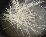 春雨とふわふわ卵の中華スープ作り方3写真