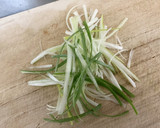 春雨とふわふわ卵の中華スープ作り方1写真