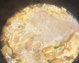 春雨とふわふわ卵の中華スープ作り方5写真