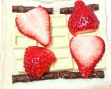 ＊いちごとチョコのホットサンド＊作り方3写真