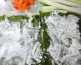 白葱の生昆布巻き巻き 生姜味の煮びたし作り方6写真