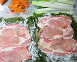 白葱の生昆布巻き巻き 生姜味の煮びたし作り方7写真