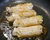 簡単！スナップエンドウ肉巻き　ポン酢生姜作り方4写真