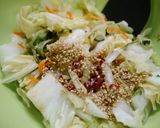 再現！おつまみピリ辛ごま白菜作り方3写真
