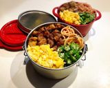 のっけ弁当2022.12.22焼き鳥丼作り方1写真