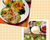 サラダピザ風トースト作り方7写真
