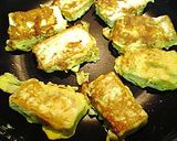 簡単★豆腐の卵からめて焼き作り方5写真