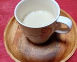 お鍋要らずのほっこり♡ほうじ茶ラテ作り方4写真