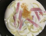 トリュフ香る☆ハムとチーズのパスタ作り方4写真