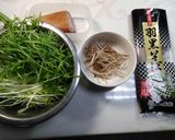 水菜たっぷり鴨出汁そば作り方1写真
