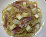 トリュフ香る☆ハムとチーズのパスタ作り方7写真