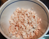 朝たん☆鶏むね肉のとろとろ卵あんかけ丼作り方3写真