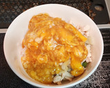 朝たん☆鶏むね肉のとろとろ卵あんかけ丼作り方12写真