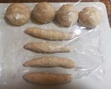 粉200gで作る!【食べきりおかずパン】作り方3写真