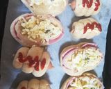 粉200gで作る!【食べきりおかずパン】作り方4写真