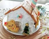 食パンでお菓子の家♡クリスマスなどに♡作り方6写真