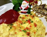 Xmasにきらきらオムライス☆作り方12写真