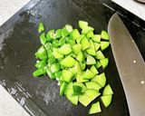 トロロがけ♪オクラときゅうりの梅和え作り方1写真