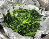 IHコンロ ほうれん草バターソテー作り方1写真