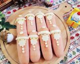 いちごスティックパンで簡単サンタさん♪作り方2写真