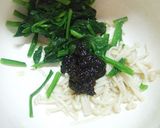 簡単☆ホウレン草の海苔風味作り方1写真