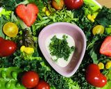 クリスマスおもてなし冬野菜のリースサラダ作り方8写真