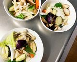 レンジ肉無きな粉トマト煮込味白菜回鍋肉風作り方12写真