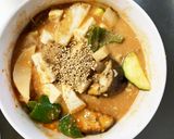 レンジ肉無きな粉トマト煮込味白菜回鍋肉風作り方20写真