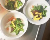 根菜茄子コク旨ガリきな粉炒味温野菜サラダ作り方8写真