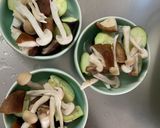 根菜茄子コク旨ガリきな粉炒味温野菜サラダ作り方11写真
