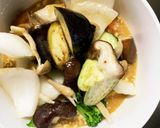根菜茄子コク旨ガリきな粉炒味温野菜サラダ作り方14写真