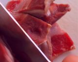 魅惑の牛肉の葱まみれ♪赤ワイン煮込み作り方3写真