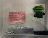 ほうれん草とベーコンのクリームパスタ作り方2写真