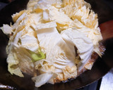 白菜と厚揚げのすき焼き風炒め煮作り方6写真