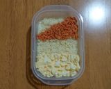 キャラ弁⭐サンタ作り方2写真