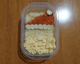 キャラ弁⭐サンタ作り方3写真
