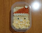 キャラ弁⭐サンタ作り方4写真
