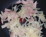 冷蔵庫にあるもので！ナポリタン風パスタ作り方3写真