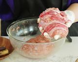 マンモス肉&ツリーピザ作り方2写真