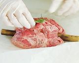 マンモス肉&ツリーピザ作り方3写真