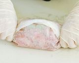 マンモス肉&ツリーピザ作り方4写真
