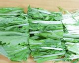 さきいかと水菜のピリ辛サラダ作り方1写真